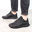 Кросівки чоловічі шкіряні 587942 Чорні, фото 9