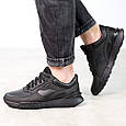 Кросівки чоловічі шкіряні 587942 Чорні, фото 10
