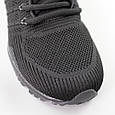 Кросівки чоловічі сітка 591767 Чорні, фото 4