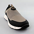 Кросівки чоловічі сітка 591856 Темно-бежеві, фото 2