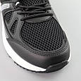 Кросівки чоловічі сітка 591848 Чорно-білі, фото 4