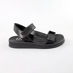 Сандалі шкіряні 585875 Чорні