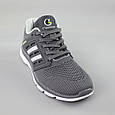 Кросівки чоловічі сітка 591940 Сірі, фото 2