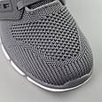 Кросівки чоловічі сітка 591940 Сірі, фото 4