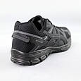 Кросівки чоловічі великі розміри сітка 591770 Чорні, фото 6