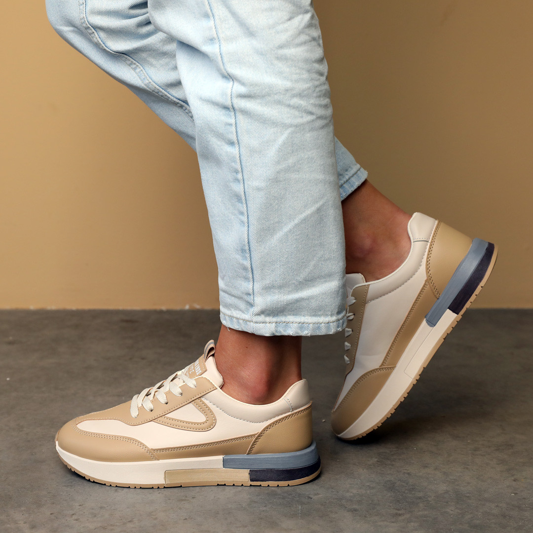 Кросівки жіночі 586884 Бежеві, фото 1