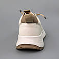 Кросівки жіночі шкіряні 589631 Молочні, фото 6