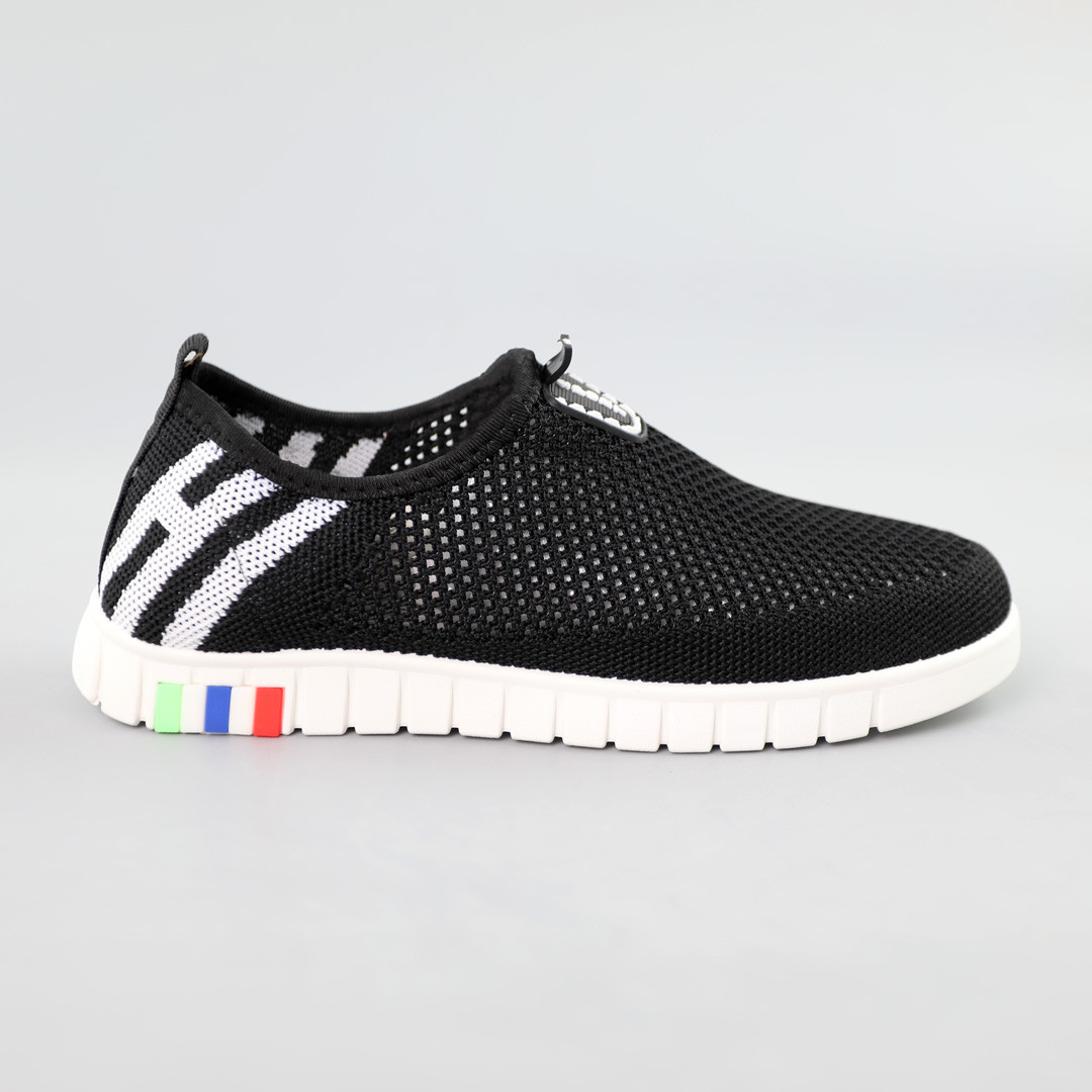 Кросівки жіночі сітка 591555 Чорні, фото 1