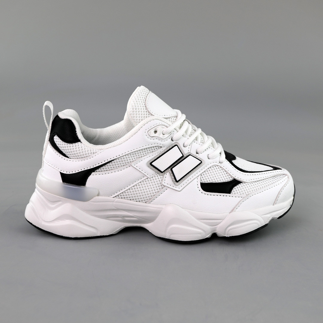 Кросівки жіночі шкіра сітка 591981 Білі, фото 1