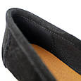 Лофери жіночі замшеві 591774 Чорні, фото 5