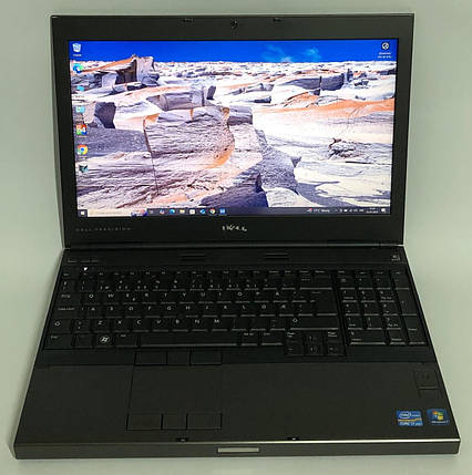 Б/в Ноутбук Б-клас Dell Precision M4600 15.6" 1920x1080| Core i7-2760QM| 8 GB RAM| 256 GB SSD| Quadro 1000M 2GB, фото 1