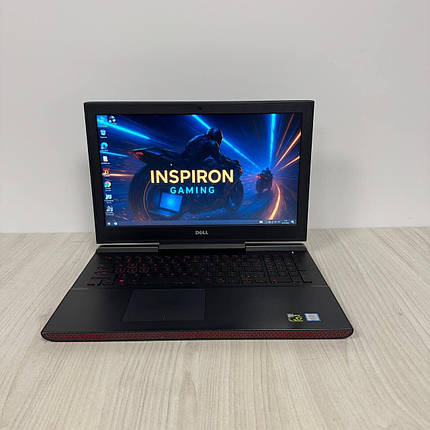 Б/в Ігровий ноутбук Б-клас Dell Inspiron 15 Gaming 7567 15.6" 1920x1080| i5-7300HQ| 8GB RAM| 256GB SSD| GTX 1050 4GB, фото 1