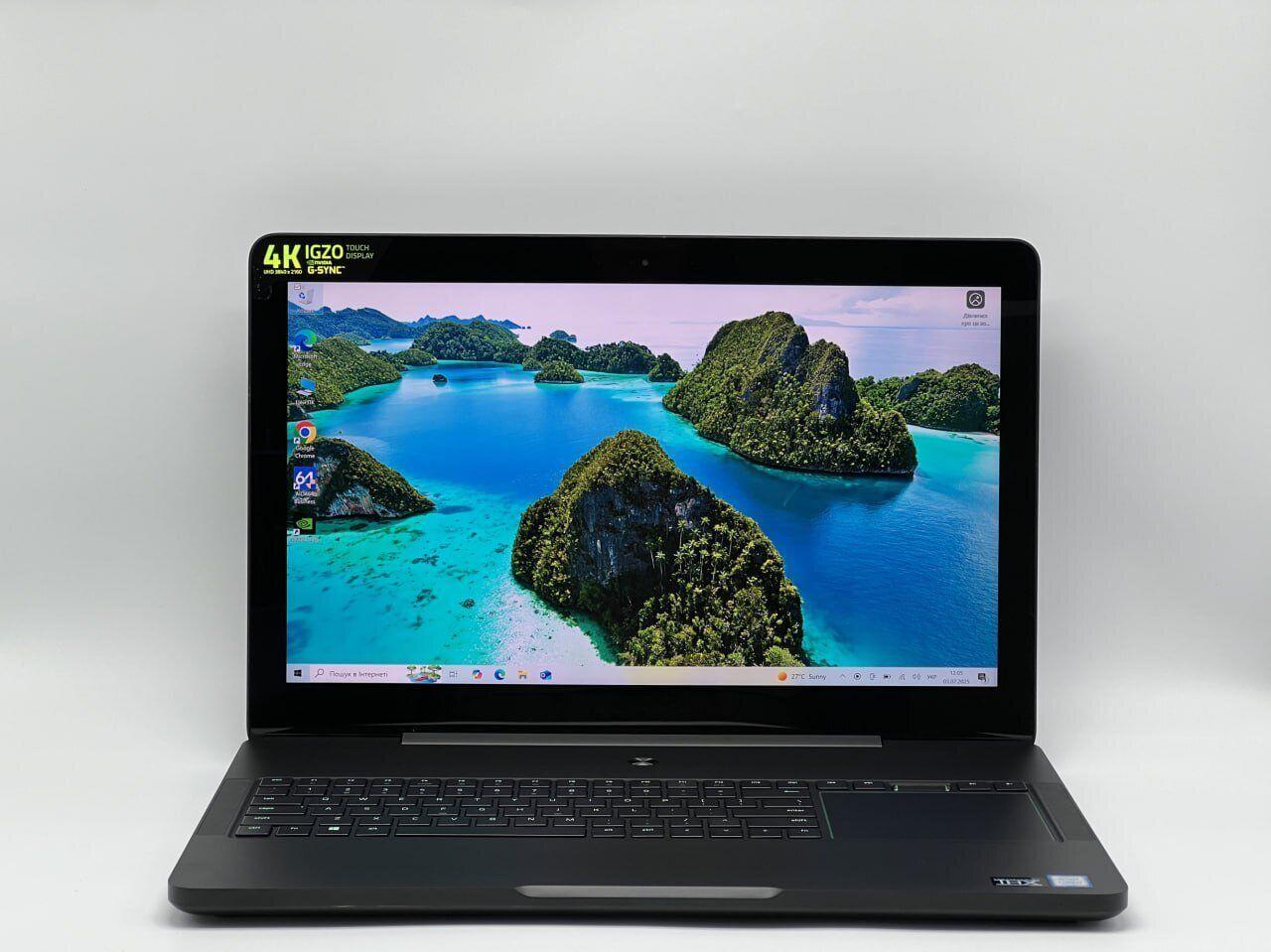 Б/в Ігровий ноутбук Razer Blade Pro 17 RZ09-01663E52 17.3" 3840x2160 Touch| i7-7820HK| 32GB RAM| 960GB SSD| GTX 1080 8GB