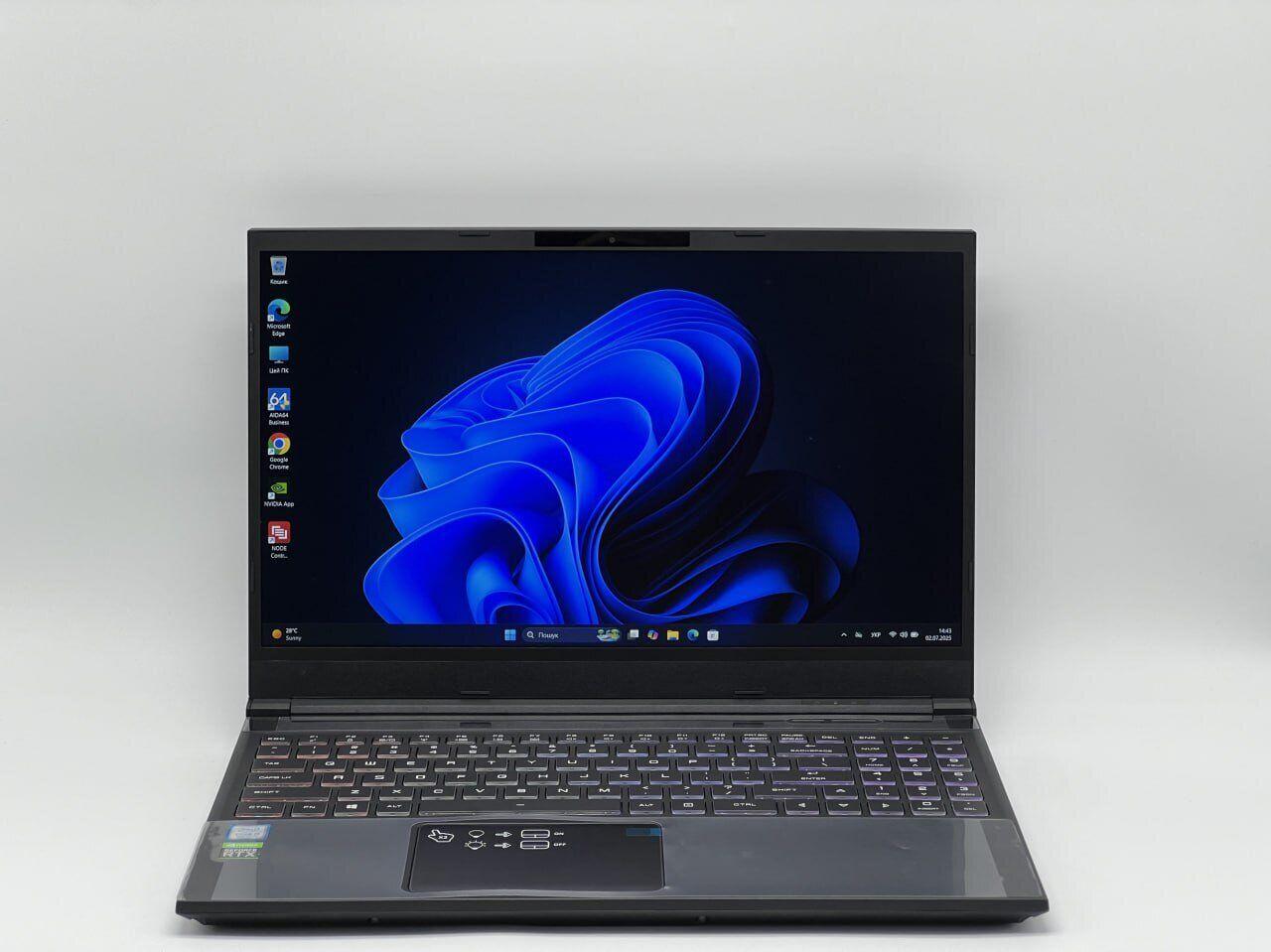 Б/в Ігровий ноутбук CyberPower PC Tracer III 15 15.6" 1920x1080| i7-9750H| 16GB RAM| 480GB SSD| RTX 2060 6GB