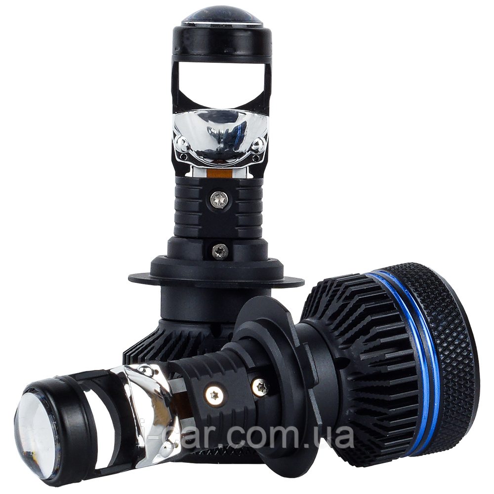 DriveX LE-01 PRO H7 5500K 55W 9-32V світлодіодні лампи з лінзою, фото 1