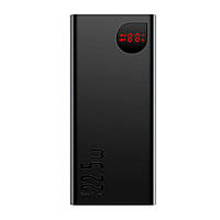 Зовнішній акумулятор Baseus Adaman Digital Display Fast Charge Power Bank 40000mAh 22.5W Black (PPAD020101)