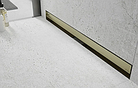 Трап для душу MEXEN FLAT 70 WALL GOLD 2в1 настінний золотий