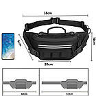 Тактична сумка поясна Diskovery армійська сумка на плече повсякденна 7L тактичні сумки B520, фото 6