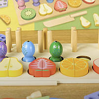 Дерев‘яна інтерактивна дошка Вчимося разом WToys сортер, магнітна гра, риболовля 30*15*5 см (68379), фото 4