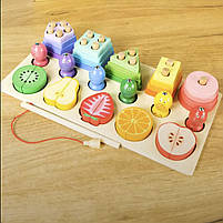 Дерев‘яна інтерактивна дошка Вчимося разом WToys сортер, магнітна гра, риболовля 30*15*5 см (68379), фото 5