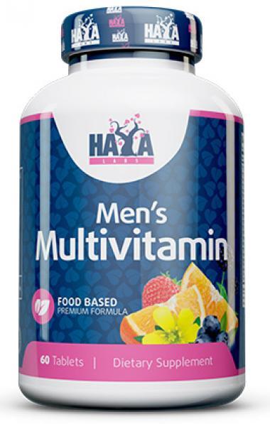 Вітаміни для чоловіків Haya Labs FOOD BASED MEN'S MULTI 60 таблеток, фото 1