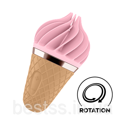 Кліторальний стимулятор Satisfyer Sweet Treat Pink/Brown – десерт, який дарує оргазм, фото 1