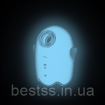 Кліторальний вібростимулятор з 12 режимами вібрації та 11 інтенсивностями повітряних імпульсів Satisfyer Glowing Ghost White, фото 2