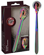 Металеве стимуляційне кільце Fetish Collection Rainbow Triple Pinwheel