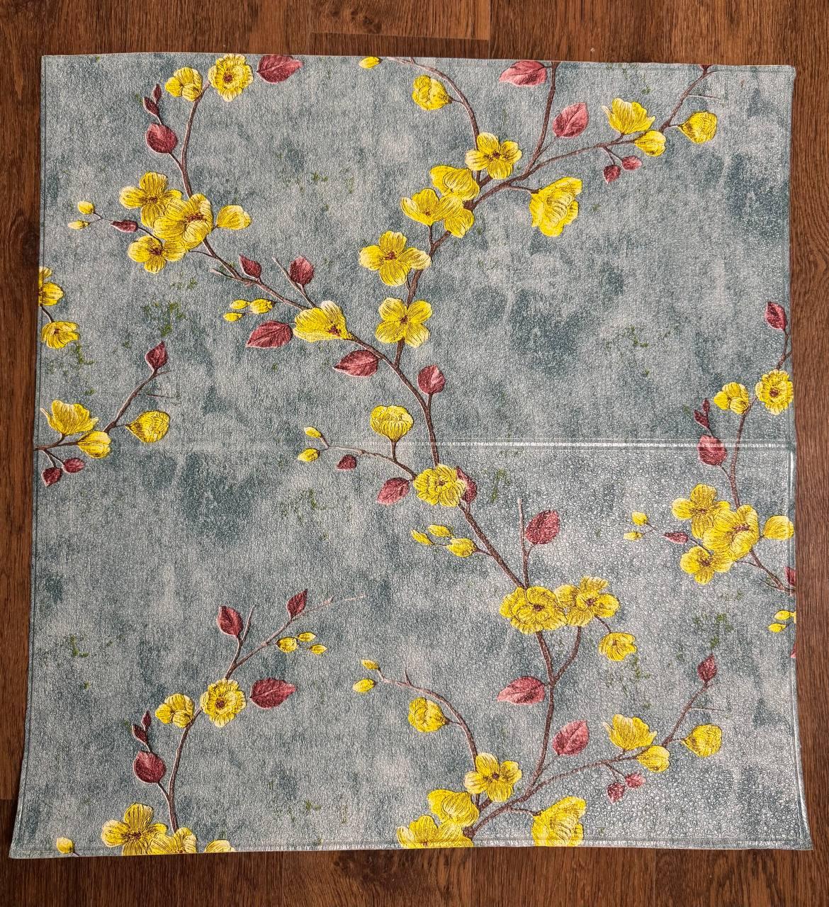 Самоклеюча декоративна 3D панель сакура рівна700x770x4 мм, фото 1