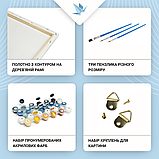 Картина за номерами Бенджамін Франклін. Люди. З фарбами металік (золоті)
40*50 см Орігамі LW 3286, фото 2