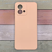 Чохол SOFT Silicone Case для Motorola Moto G84 пудровий, силіконовий, з мікрофіброю та Soft Touch Пудра