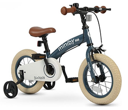 Дитячий велосипед-біговіл 14 дюймів Q PLAY MINIBY 3 в 1 з дзвіночком та додатковими колесами