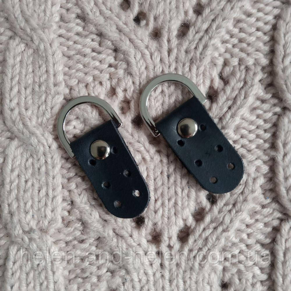 Набір мініпришивних елементів із півкільцями. Цвет "Темно-синій", фото 1