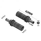 Адаптер живлення DC для Starlink Mini Перехідник DC 5.5x2.1 мм (Female to Male) Підтримка PD 100W, фото 2