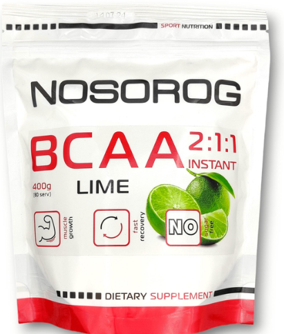 Комплекс ВСАА NOSOROG BCAA 2:1:1 Instant 400 г лайм