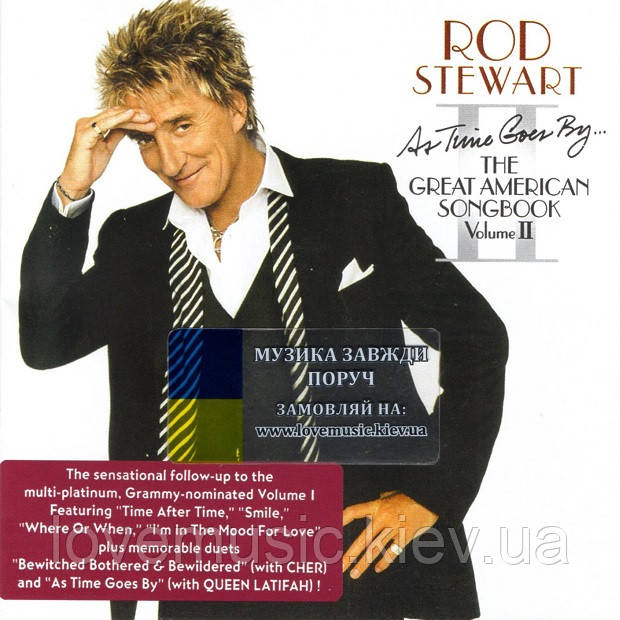Музичний сд диск ROD STEWART As time goes by: The Great American songbook vol. II (2003) (audio cd), фото 1