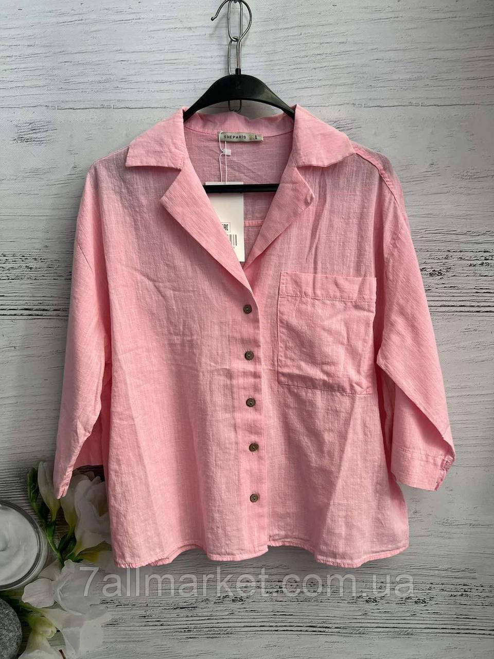 Сорочка жіноча стильна розміри S M L (5 кв) "SHEPARIS" купити недорого від прямого постачальника