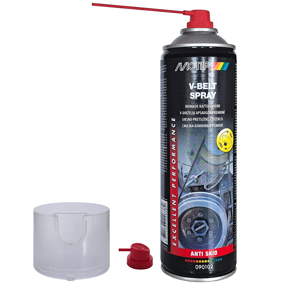 Кондиціонер та натягувач приводних ременів у спреї Motip 500мл