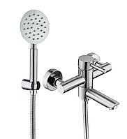 Змішувач для ванни SLAT MLT-31001VR короткий гусак Ø35 (лак) нержавіюча сталь