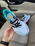 Білі жіночі текстильні бігові Кросівки Adidas Adistar 2.0 White Turquoise Orange — бігові кросівки адістар, фото 10