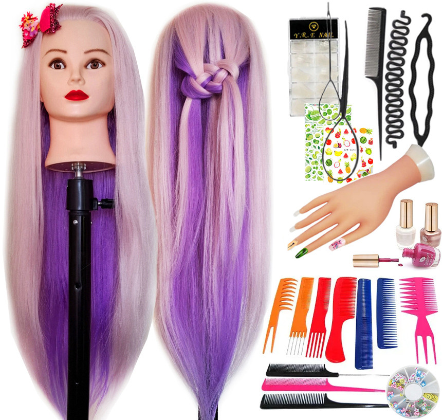 Набір юного майстра з манекеном для зачісок та рукою для манікюру Super, фото 1