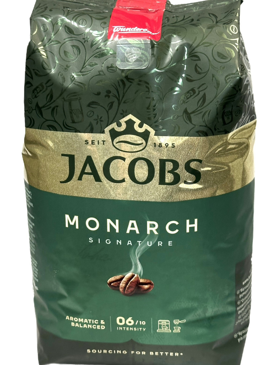 Кава в зернах ТМ "Jacobs Monarch" 1 кг