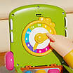 Куб розвивальний мультибокс бізікуб Крокодил 5в1 Пальчикова гра Лабіринт Пісні прорізувачі Ранній розвиток, фото 7