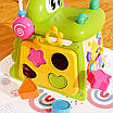 Куб розвивальний мультибокс бізікуб Крокодил 5в1 Пальчикова гра Лабіринт Пісні прорізувачі Ранній розвиток, фото 4