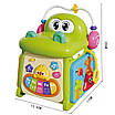 Куб розвивальний мультибокс бізікуб Крокодил 5в1 Пальчикова гра Лабіринт Пісні прорізувачі Ранній розвиток, фото 9