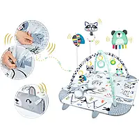 Ігровий інтерактивний килимок для розвитку малюка кролик 100х110 см Ricokids Boho