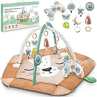 Ігровий інтерактивний килимок для розвитку малюка  лев Nukido