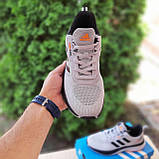 Літні текстильні сірі Чоловічі кросівки Adidas Climacool Lightstrike Pro Адідас Клімакулл, фото 4