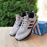 Літні текстильні сірі Чоловічі кросівки Adidas Climacool Lightstrike Pro Адідас Клімакулл, фото 5