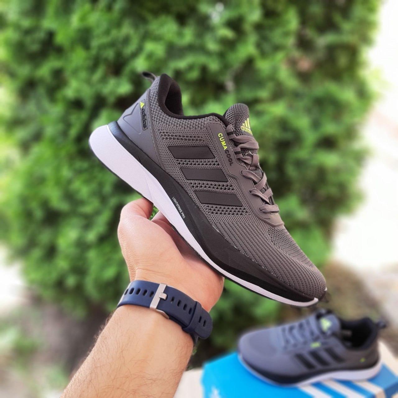 Літні текстильні сірі Чоловічі кросівки Adidas Climacool Lightstrike Pro Адідас Клімакулл, фото 1